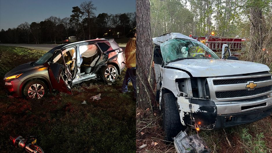 Forrest Co. VFDs respond to two early morning accidents within an hour