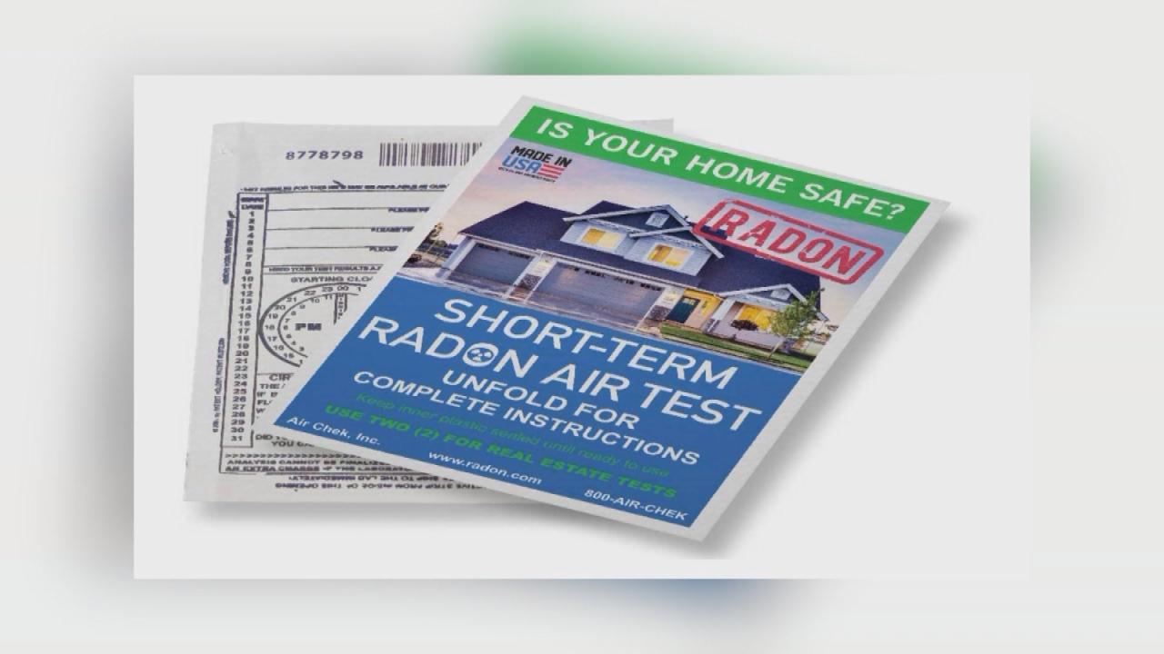 RADON TEST STARTER KIT