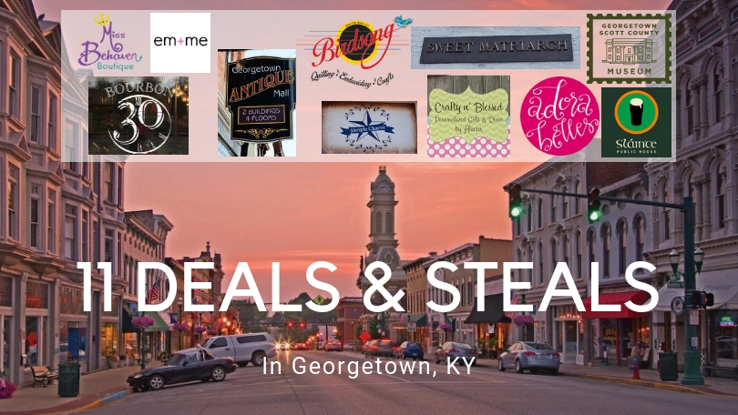 11 Deals Steals in Downtown Georgetown KY