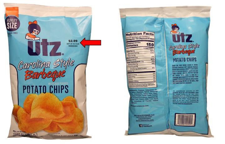 Potential allergen prompts recall of Utz Carolina BBQ chips