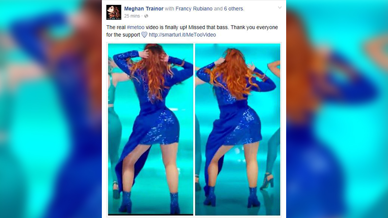 Singer Meghan Trainor Not Happy With Altered Image