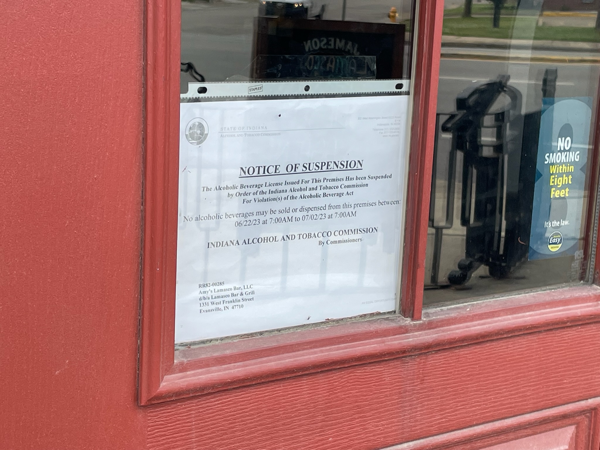 indiana alcohol and tobacco commission liquor license Update: Liquor licenses of 2 Evansville bars suspended due to public  nuisance