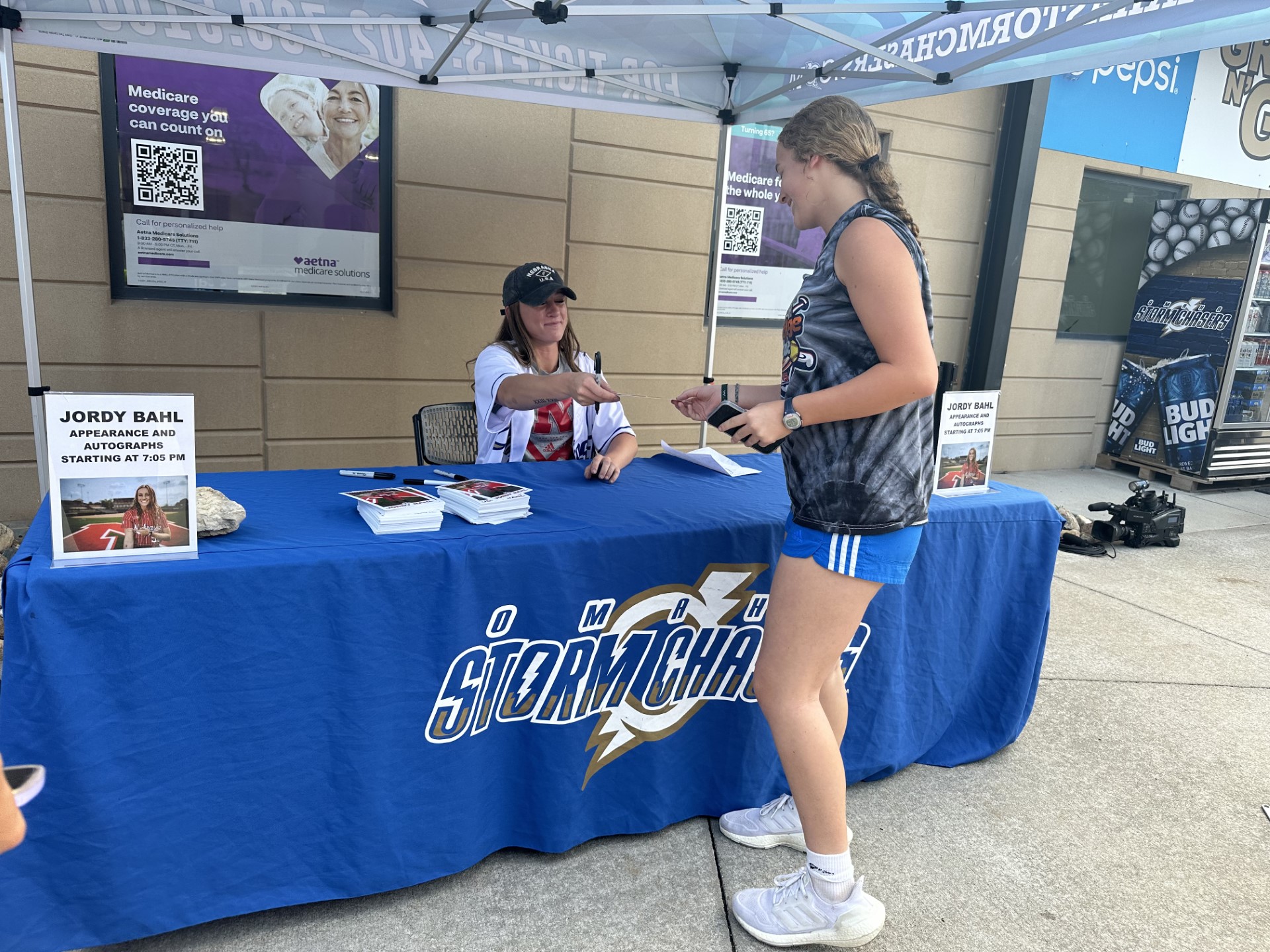 It was Jordy Bahl night over the weekend at the Omaha Storm Chasers ga