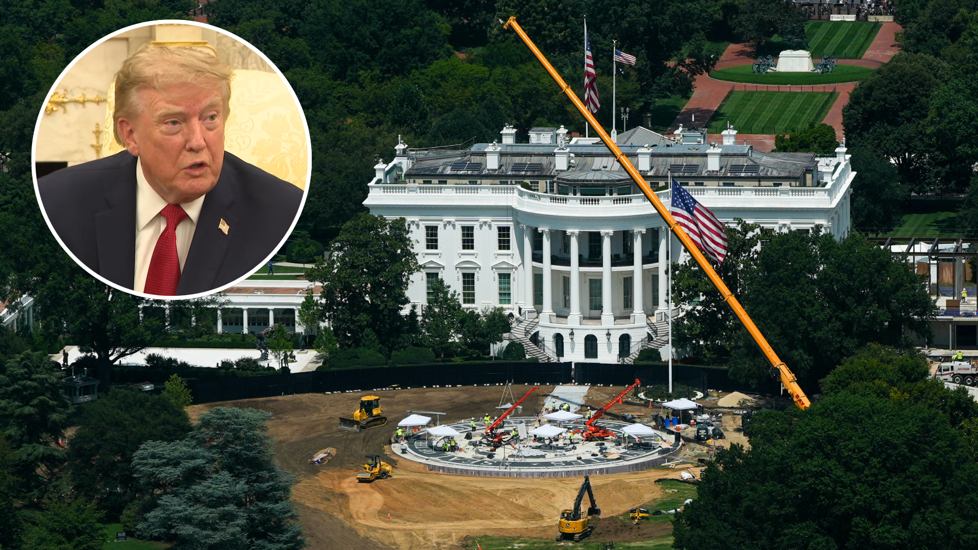Trump calls opponents of White House ballroom ‘very disloyal to our country’; pledges to release donor list