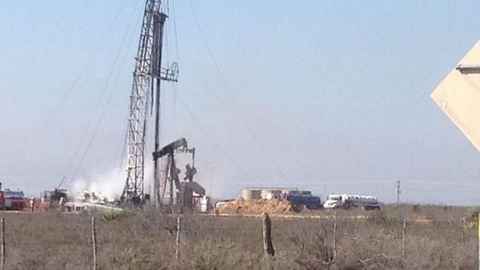Oilfield Compressor Exploding Oilfield Explosion Andrews Tx
