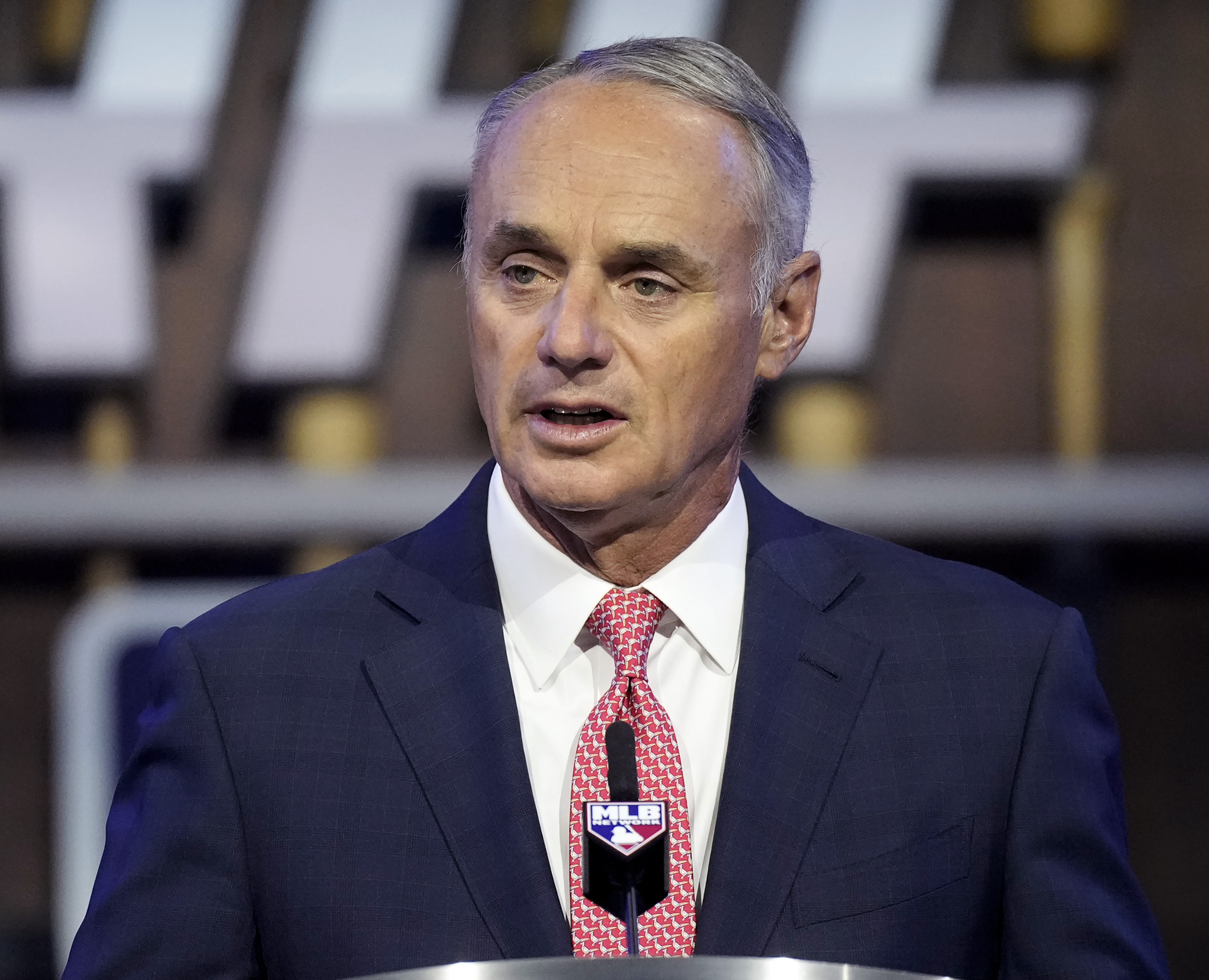 Rob Manfred says spring training remains on hold but MLB still