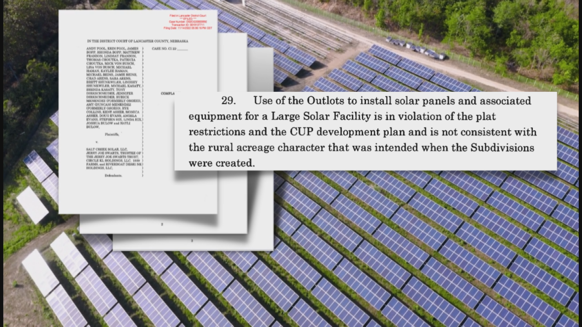 Neighbors file lawsuit in attempt to stop solar farm slated for eastern Lancaster  County