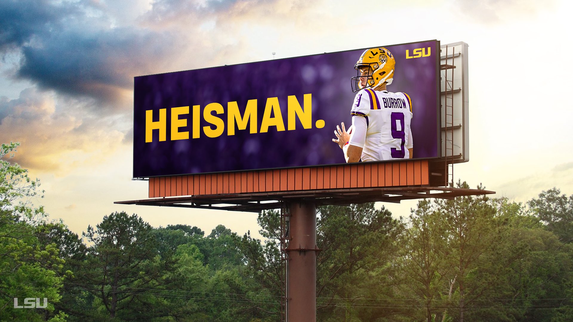 Joe Burrow's 'Burreaux' jersey appears on Baton Rouge billboards