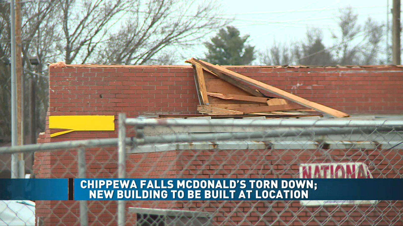 Chippewa Falls McDonald s torn down new McDonald s building