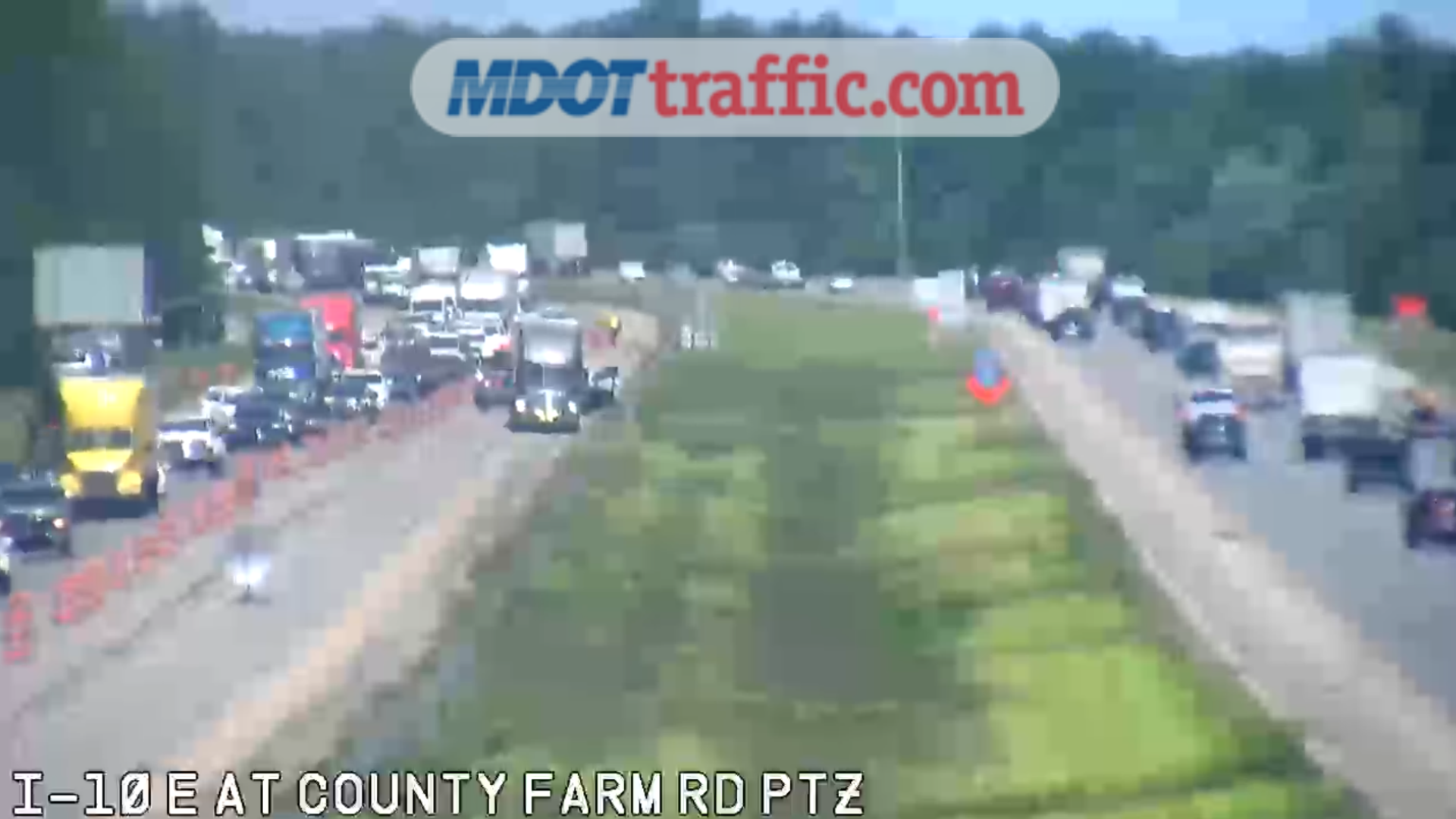 TRAFFIC UPDATE: Crash cleared after causing congestion on I-10 in