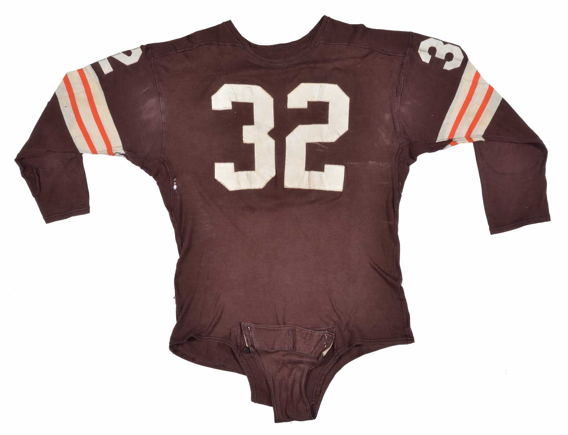 Jim Brown Cleveland Browns jersey went for how much? 