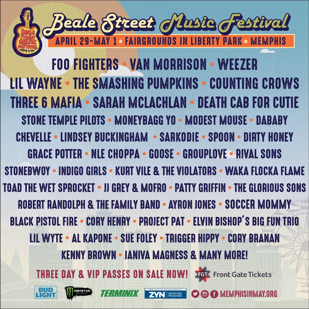 memphis in may 2022 lineup announcement clipart