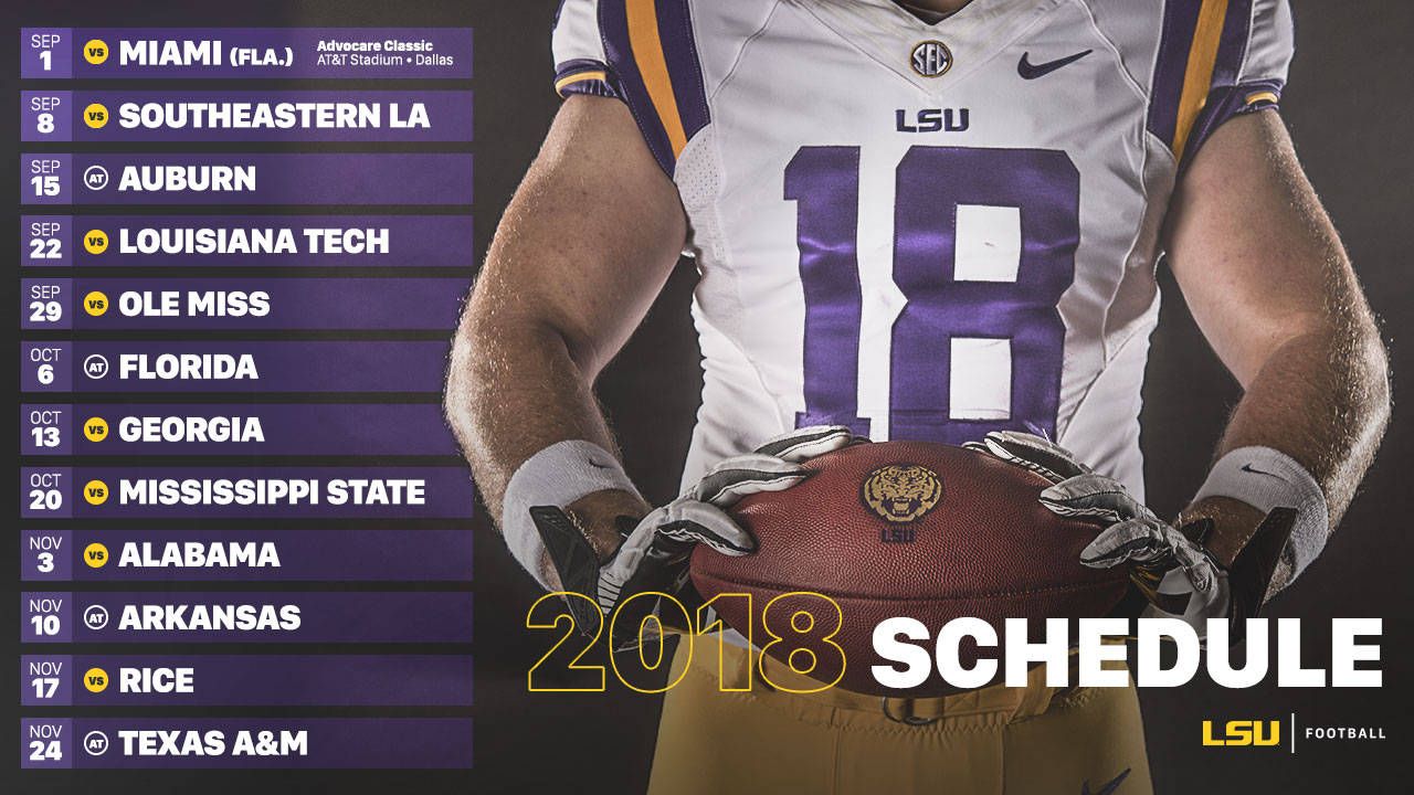 Football Announces Homecoming and Other Key Dates – LSU