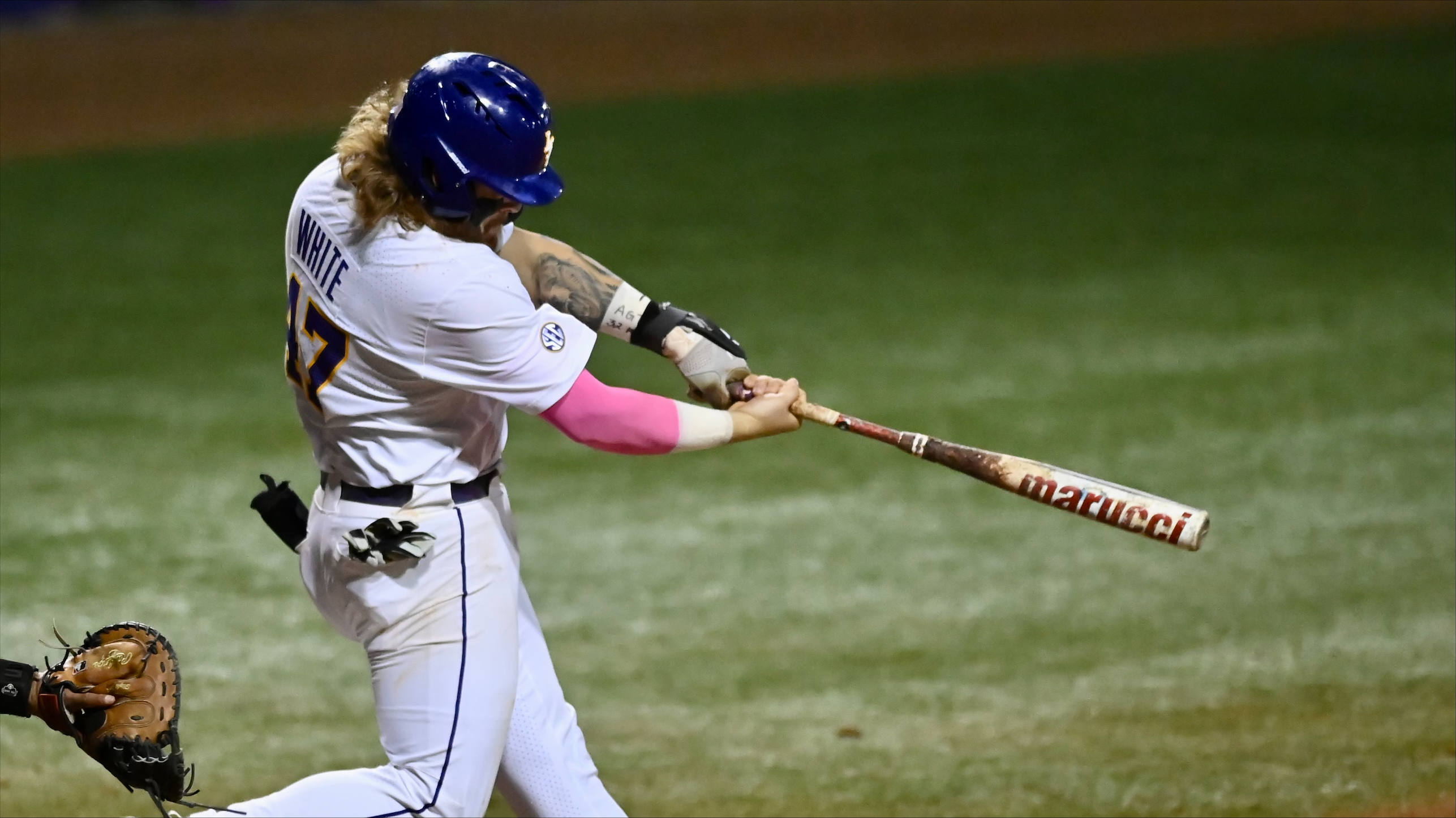 North Carolina State Tommy White has seven homers in six games