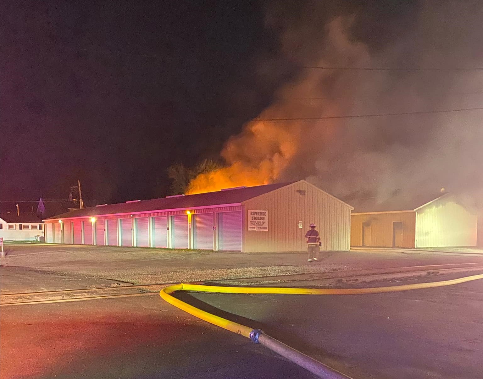 Fire Damages a Stearns County Storage Building