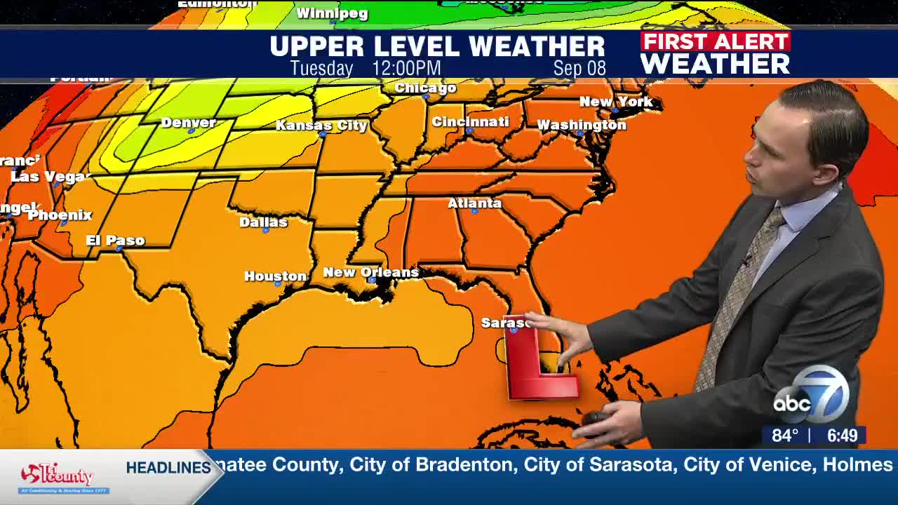 First Alert Weather Saturday September 5 2020 Numerous Showers And Thunderstorms Expected Through The Rest Of The Holiday Weekend