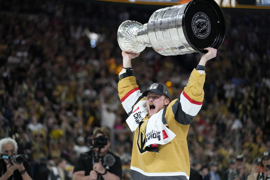 The Grey Cup and the Stanley Cup - together 