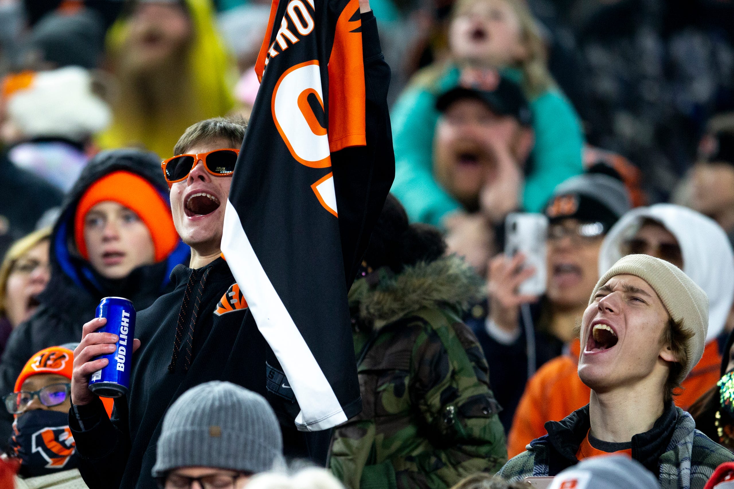 PHOTOS: Bengals pep rally at Paul Brown Stadium offers electric