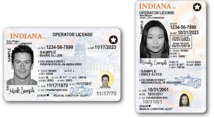 New Indiana driver's license format revealed