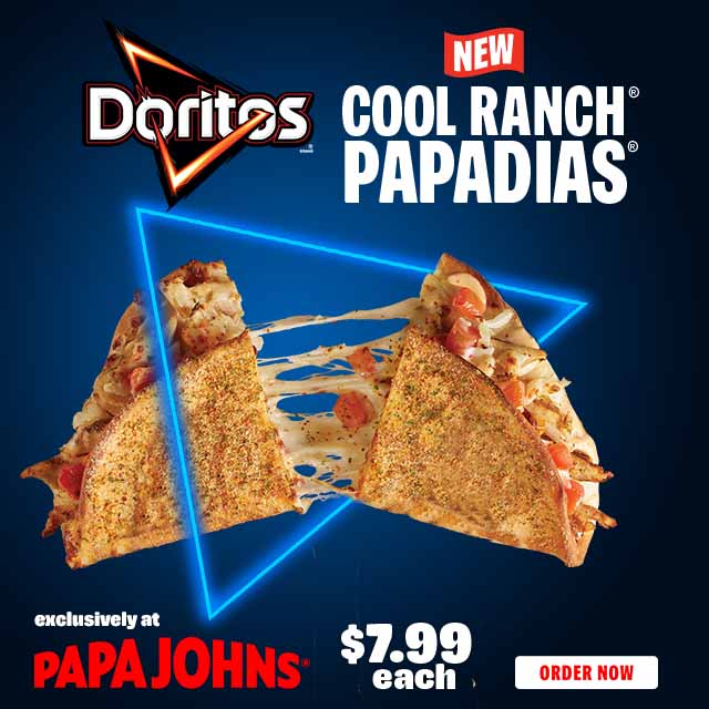 What Does Papa Johns' Doritos Cool Ranch Papadias Taste Like?