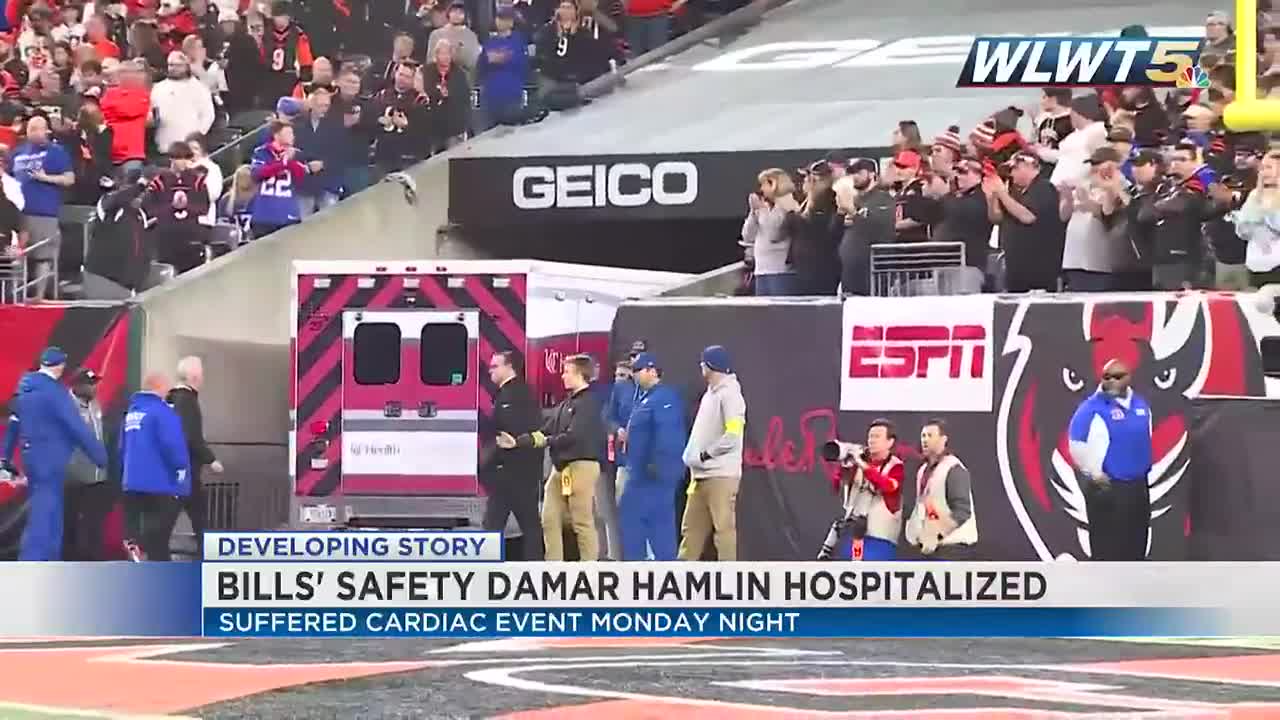 VIDEOS, PHOTOS: Aftermath of Damar Hamlin's collapse captured in