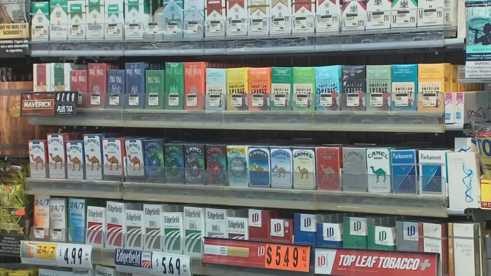 tobacco nutritional value Mean tar and nicotine MLE values and CFM yields for the cigarette