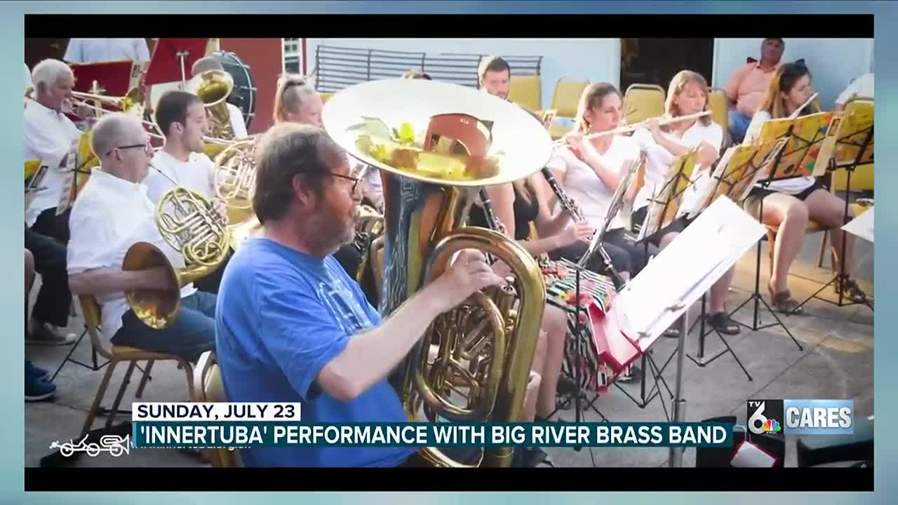 Big River Brass Band to play last concert of the summer on Sunday