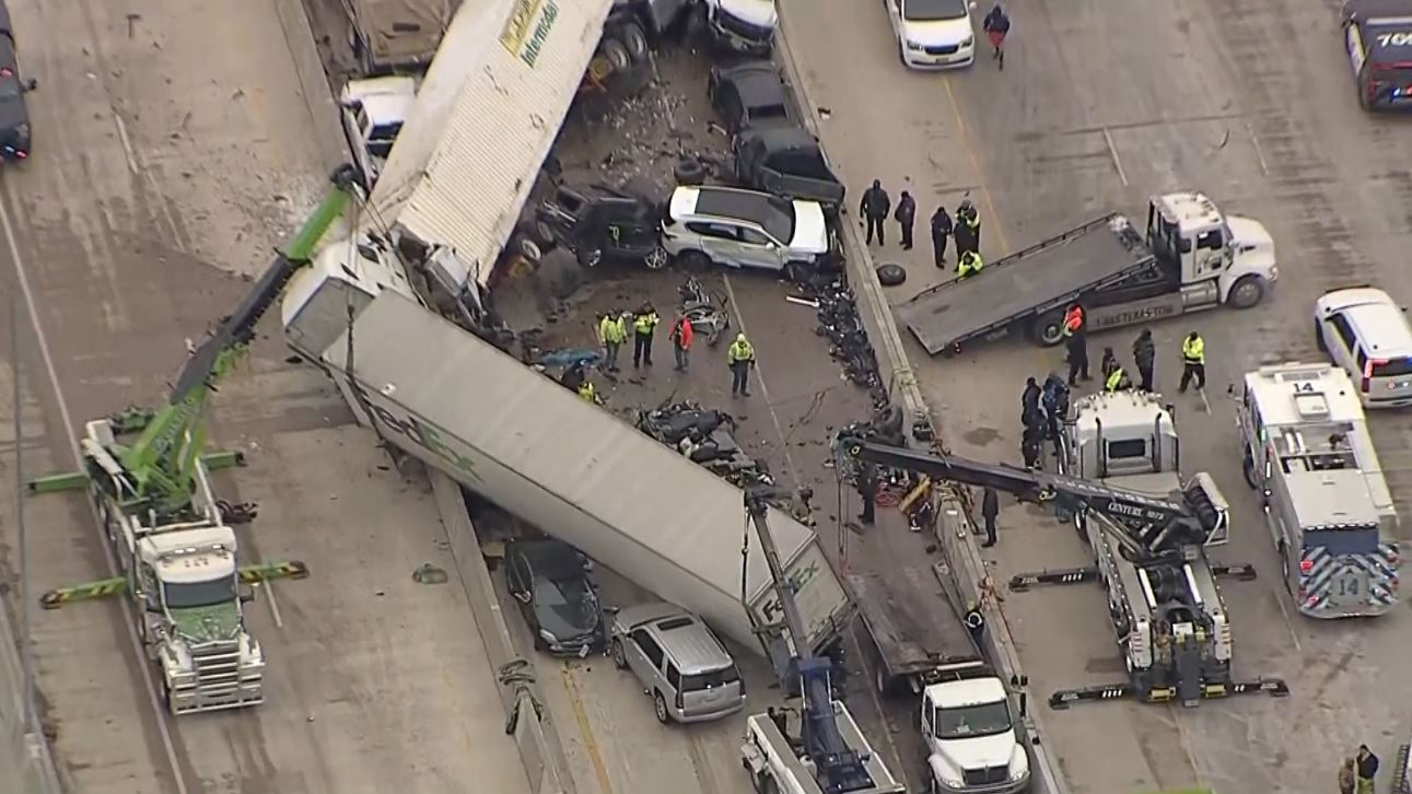 Largest Pile Up In Texas