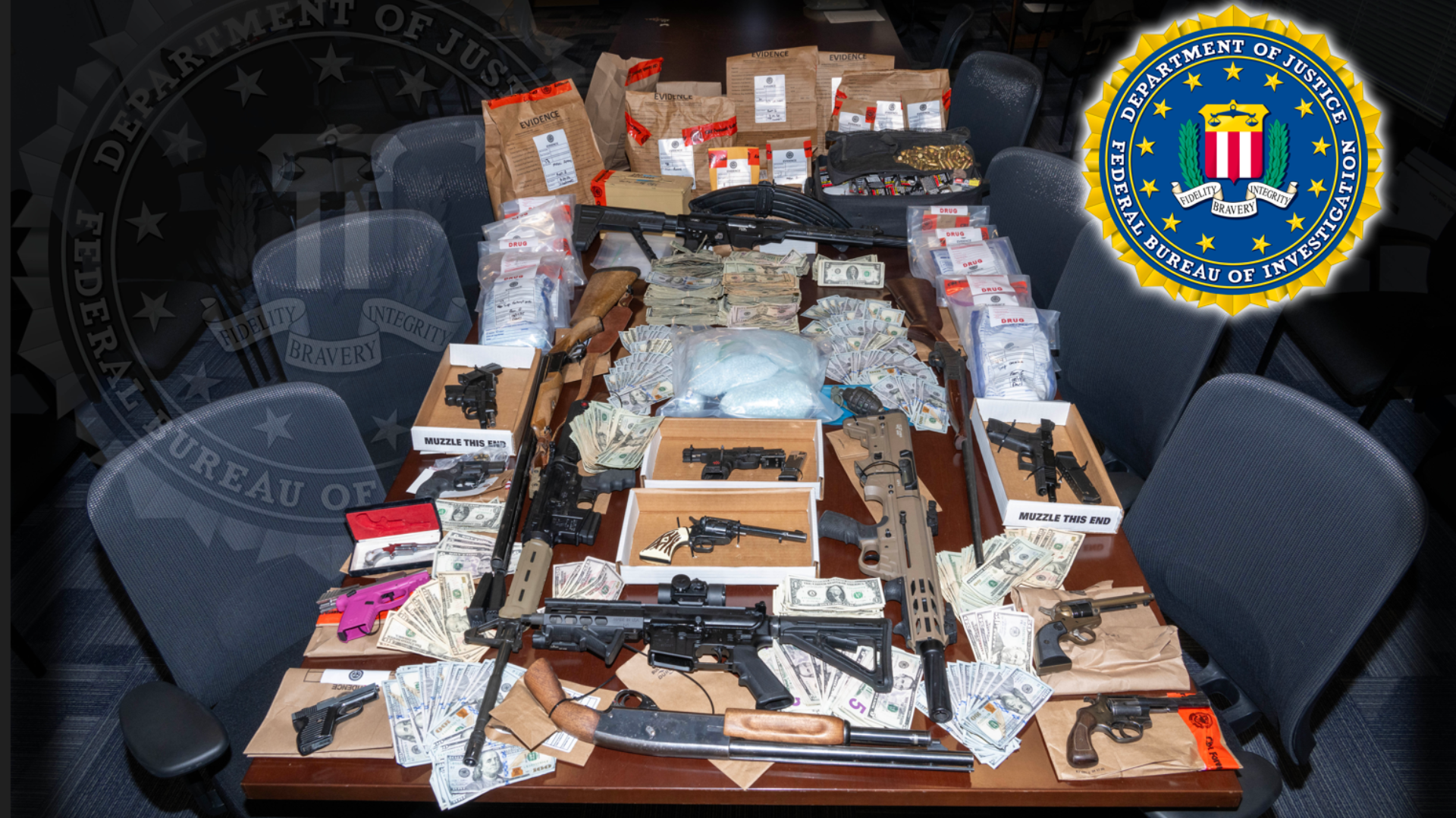 Nearly 2 dozen pounds of drugs seized, 20 arrested in joint Pueblo police,  FBI investigation