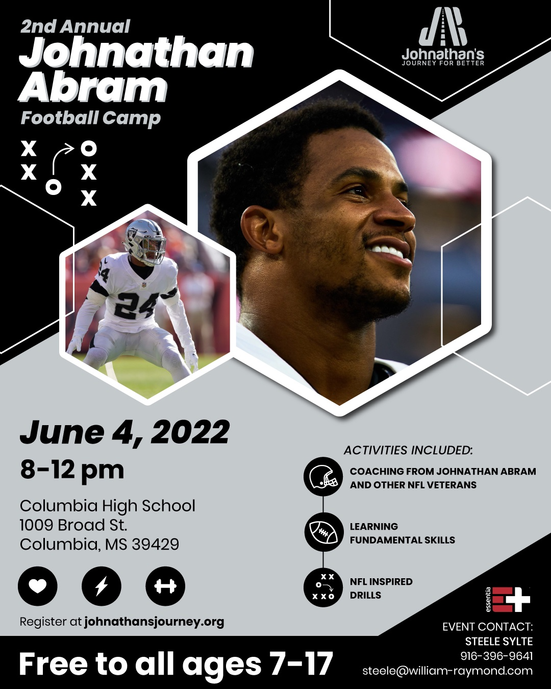 NFL safety, Columbia native Abram to host 2nd annual football camp