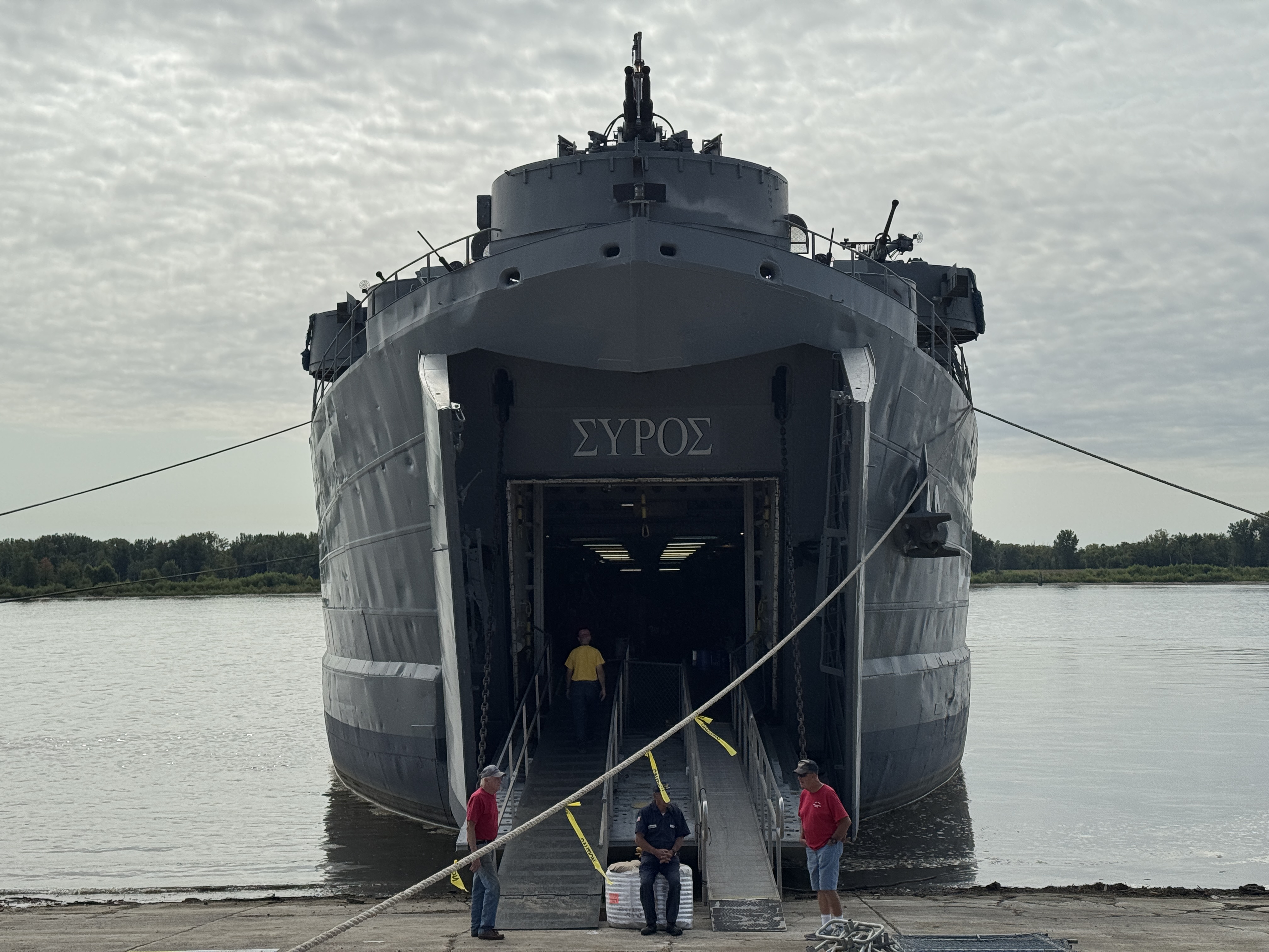 Living piece of history docks in Muscatine