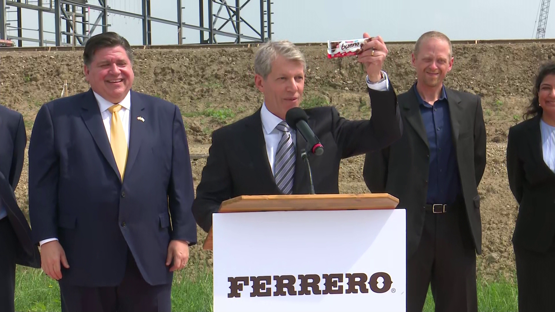 Ferrero breaks ground on Kinder Bueno production facility