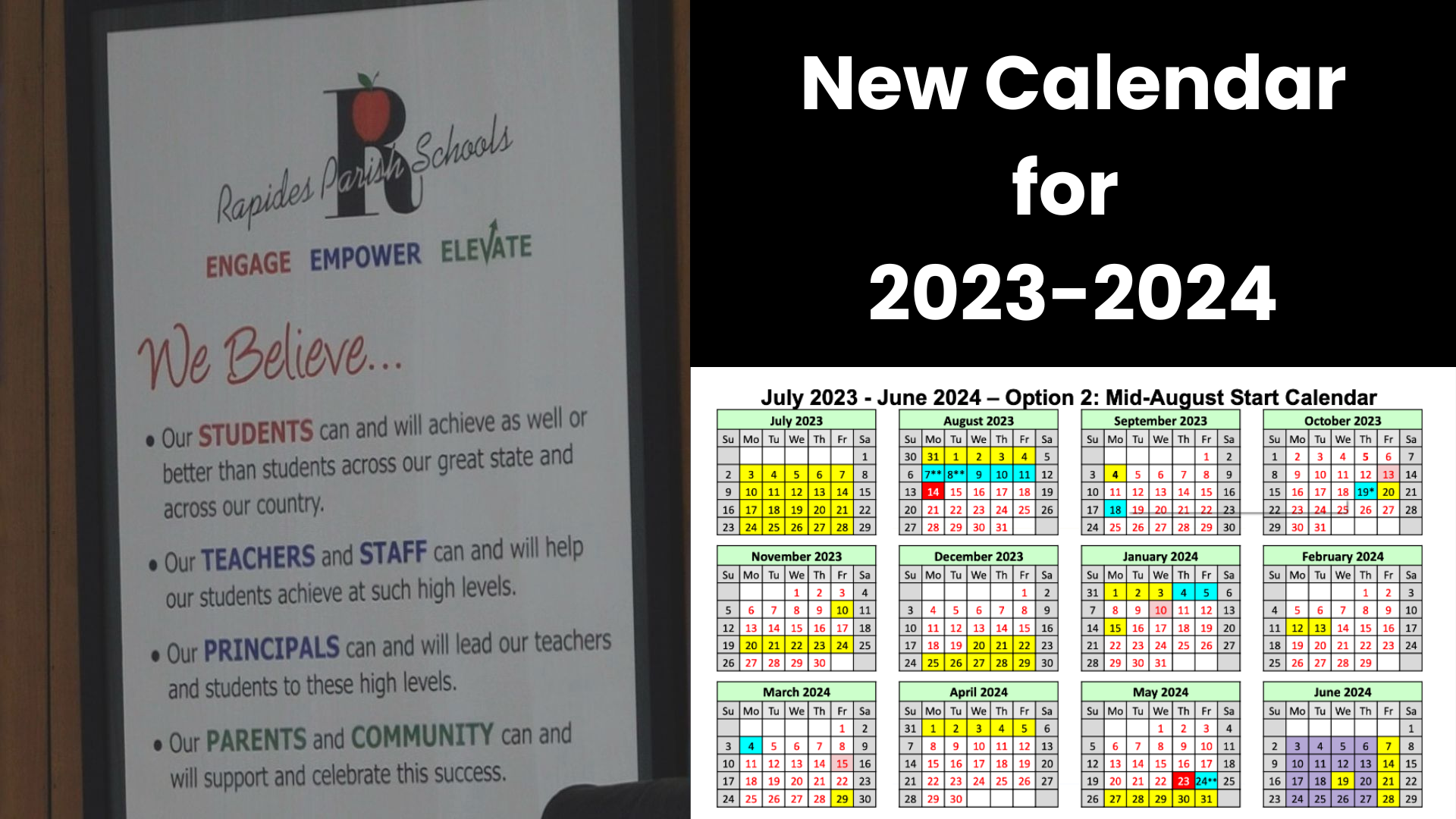 Rapides Parish School Calendar 20 2025 2025 26 Aggie Arielle