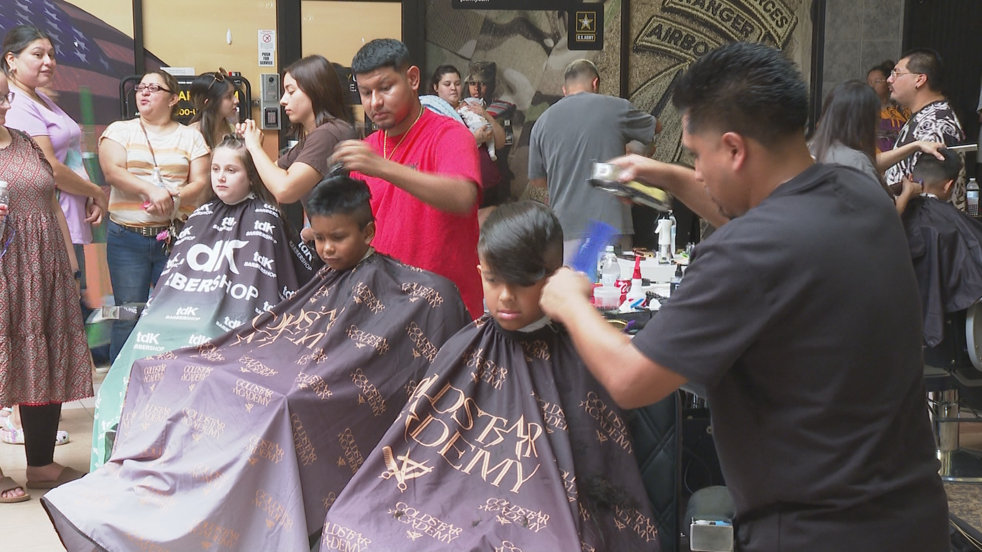 Organization teams with local barber shops to provide free back-to