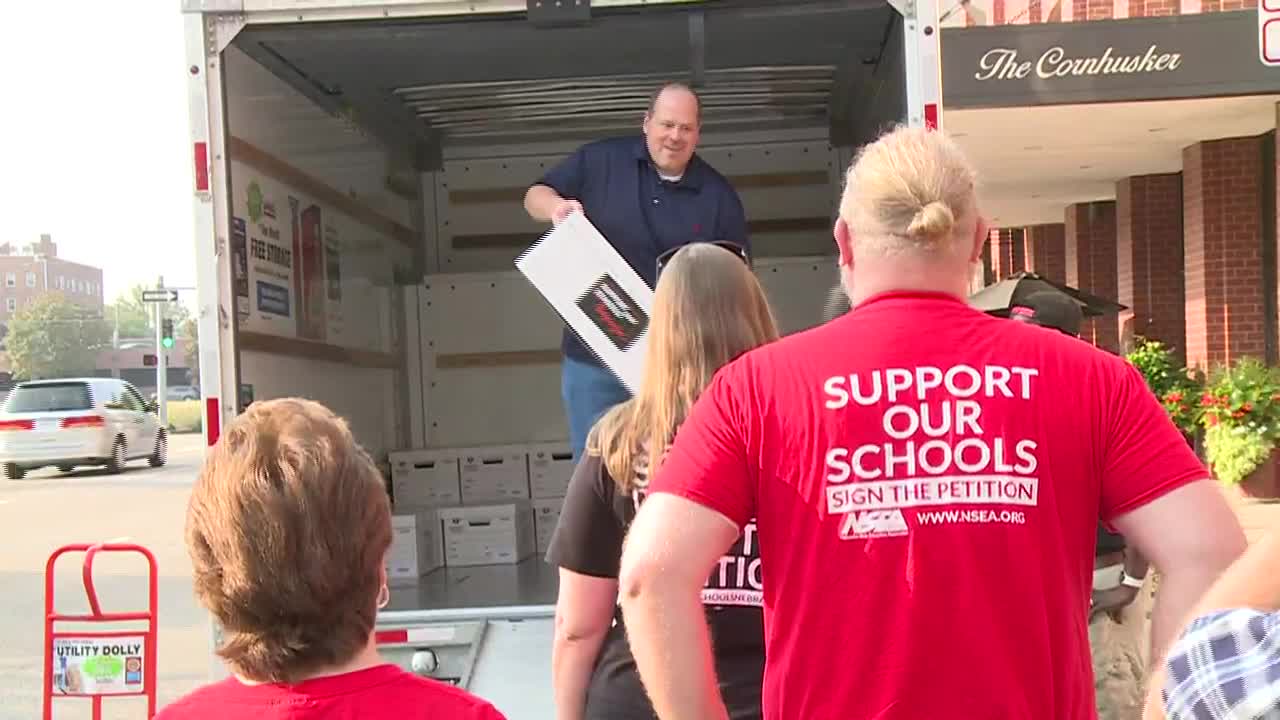 Petitions to put Nebraska school choice law on ballot delivered to state office