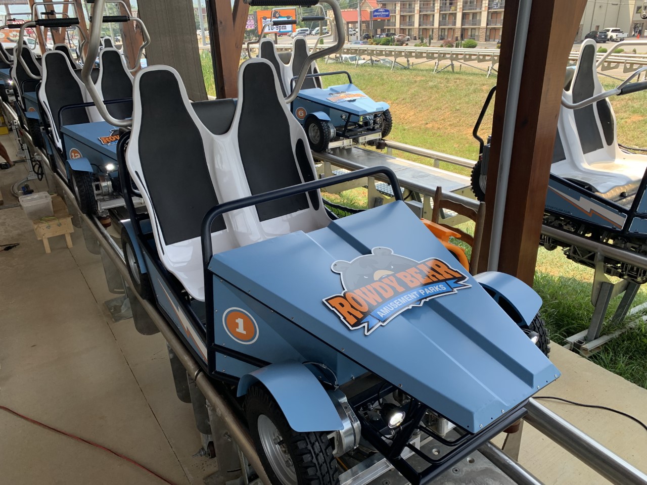 World s first power coaster opens in Pigeon Forge