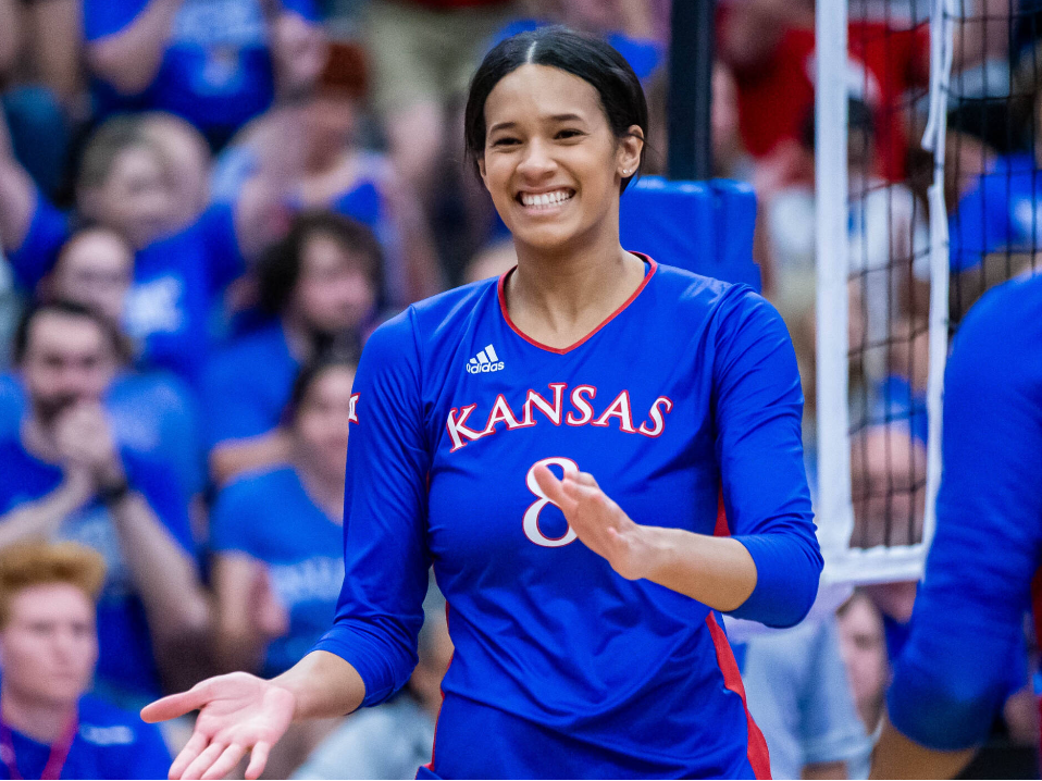 KU volleyball's Cooper becomes first Jayhawk to be drafted to new league