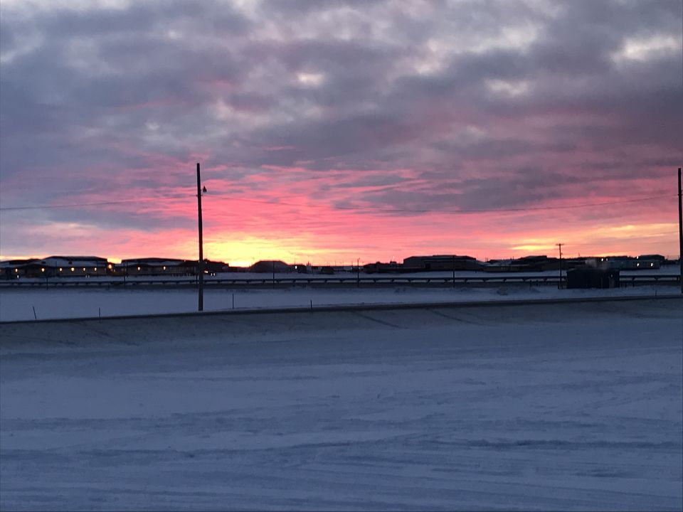 Utqia vik sees its last sunset of 2019