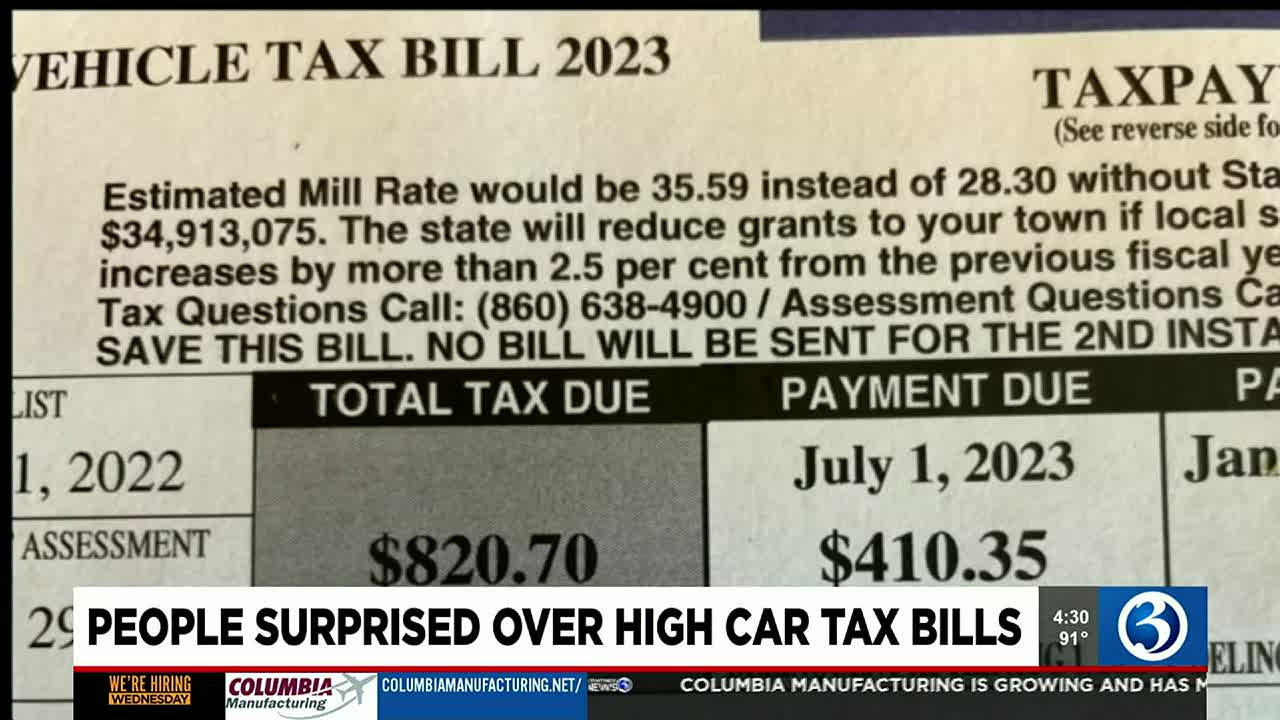 Connecticut residents surprised over higher tax bills this year