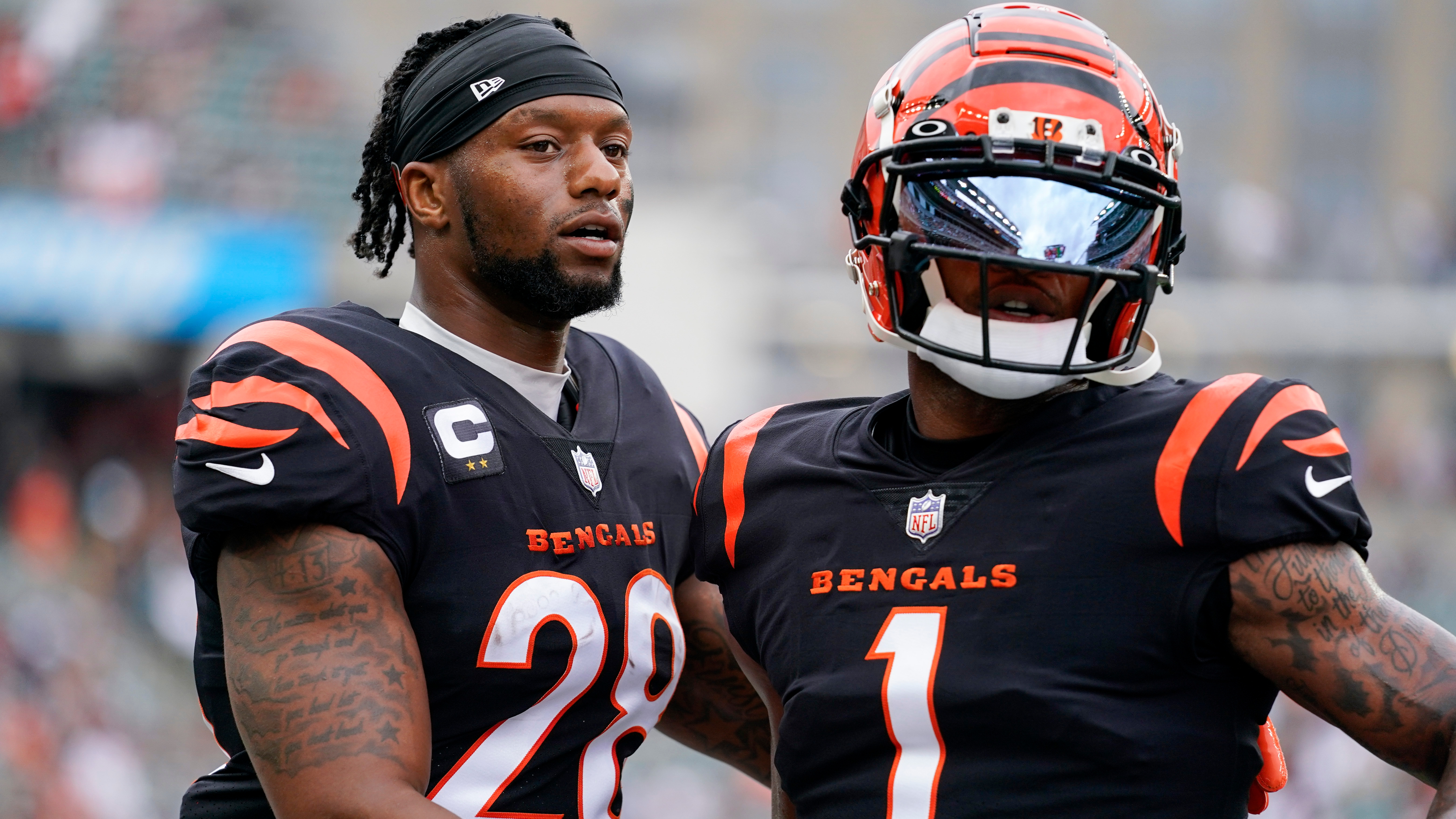 Bengals RB Joe Mixon (concussion) ruled out vs. Titans; WR Ja'Marr