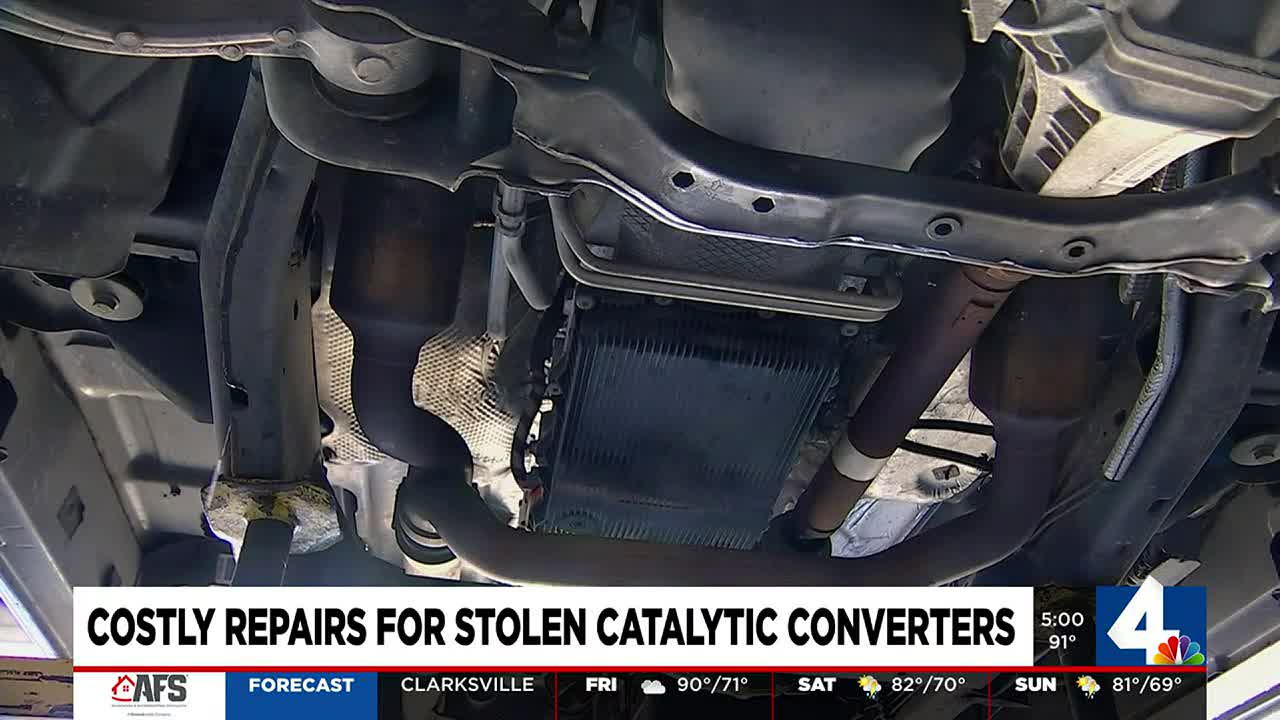 Catalytic converter thefts creating shortage of replacement parts