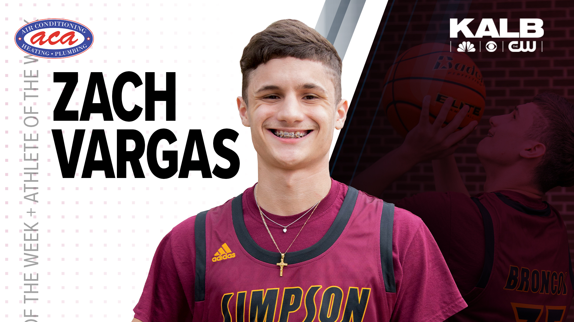 ZAC VARGAS SMILE DAMEGED LS TEE PINK Zach Vargas - ACA