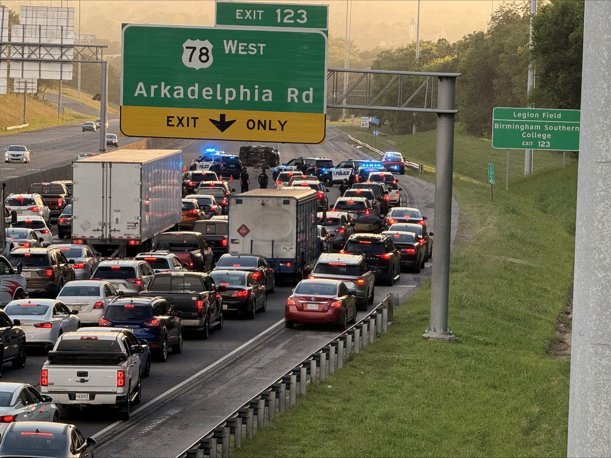 1 ejected from vehicle during crash on I-20/59