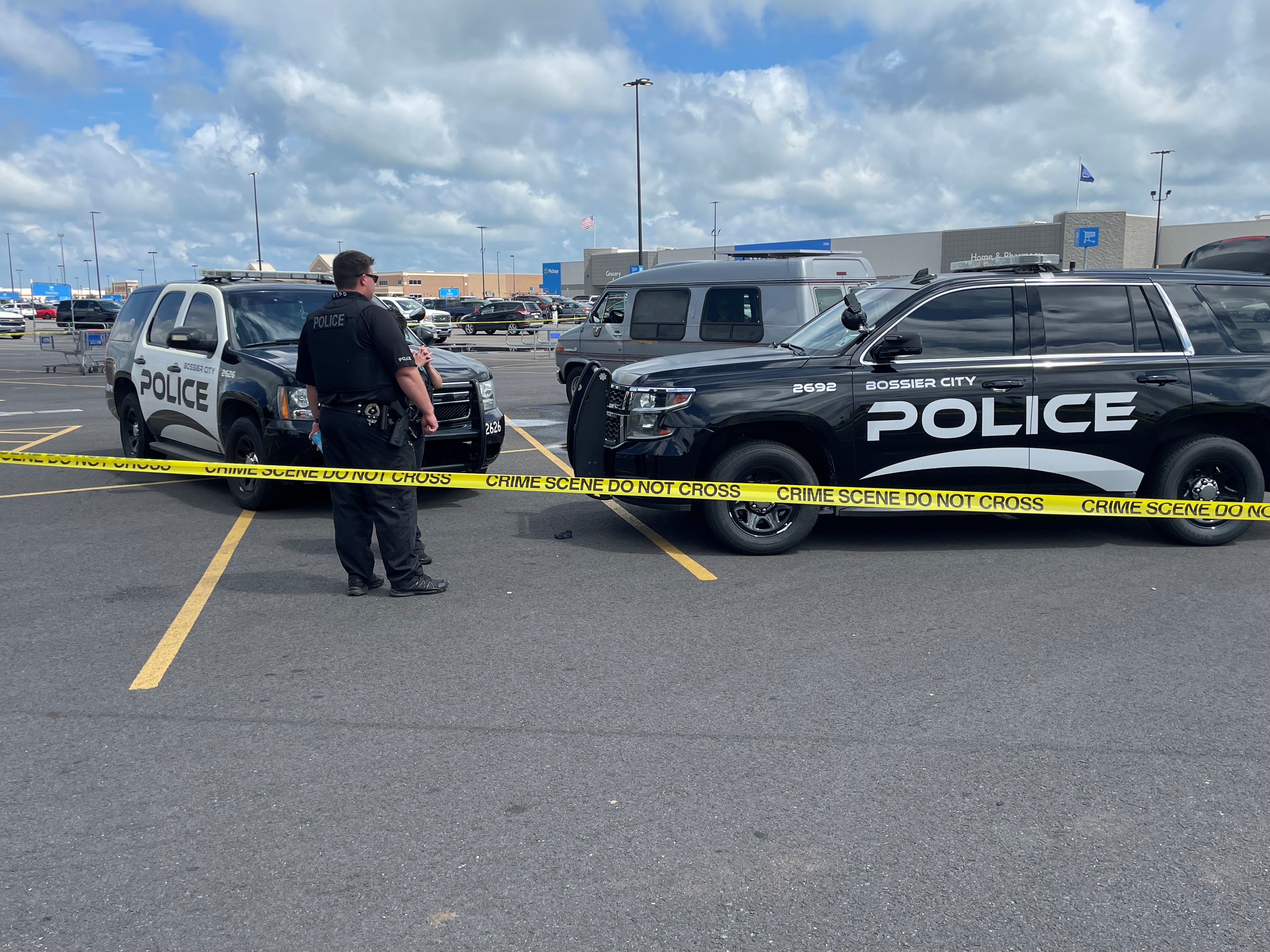 Car found impaled in Walmart Supercenter parking lot in Leicester 