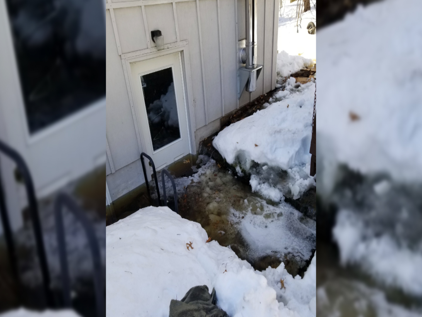 Seven feet of water floods a home in Chippewa County