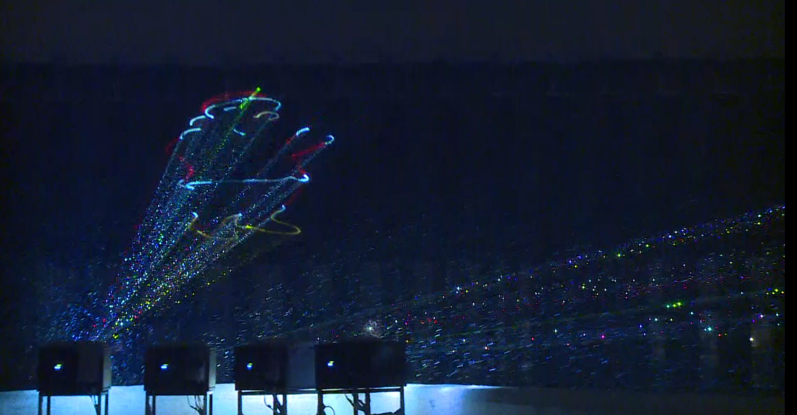 Mackinaw City Michigan Laser Light Show Shelly Lighting