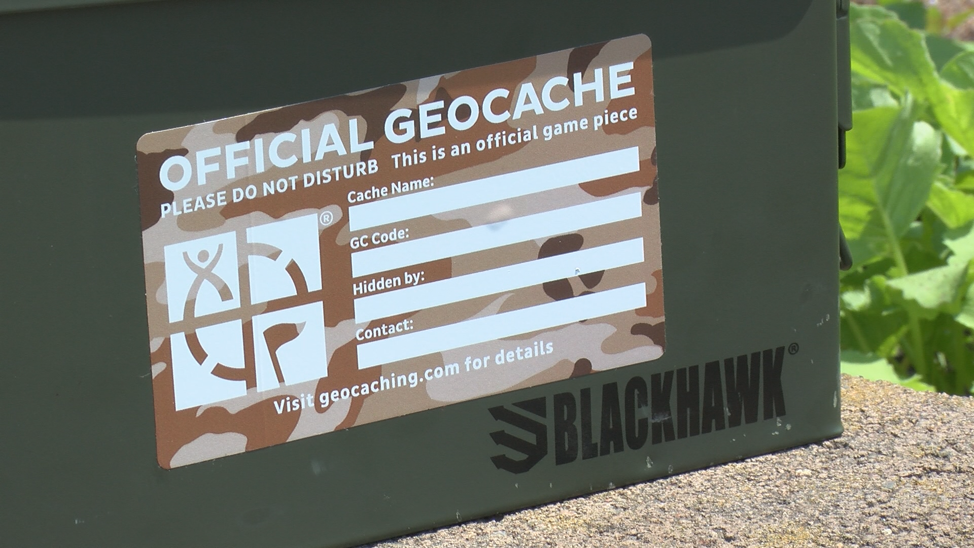 Stencil Official Geocache - Groundspeak - Cache Boutique