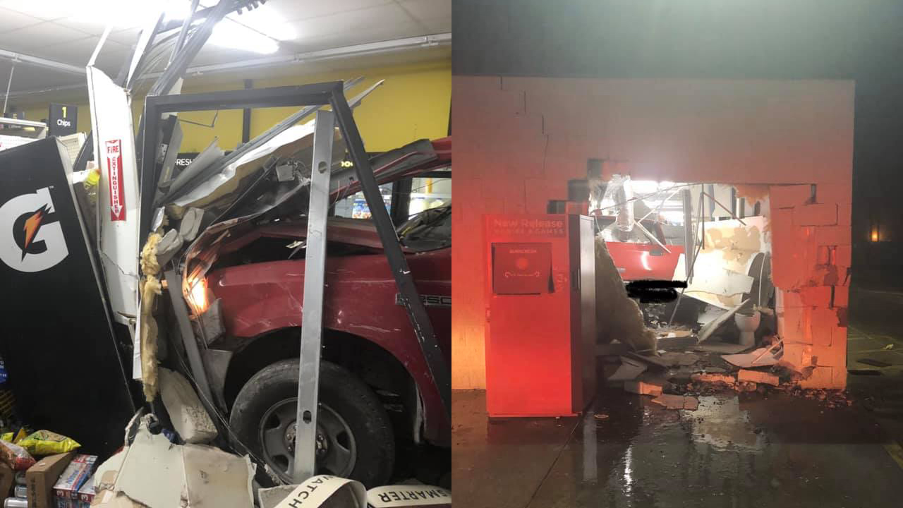 Truck destroys Dollar General in Hammond