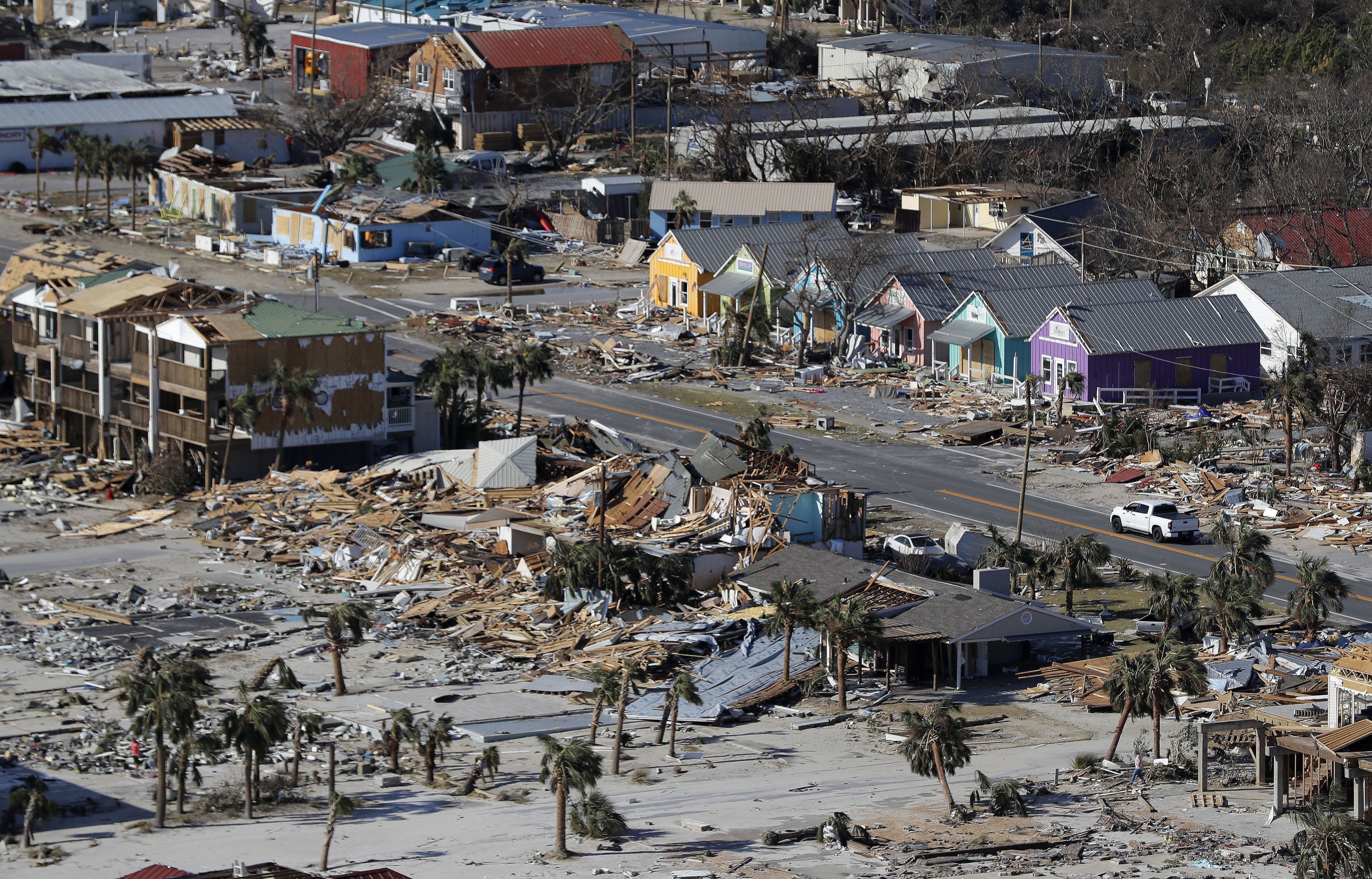 hurricane aftermath beach