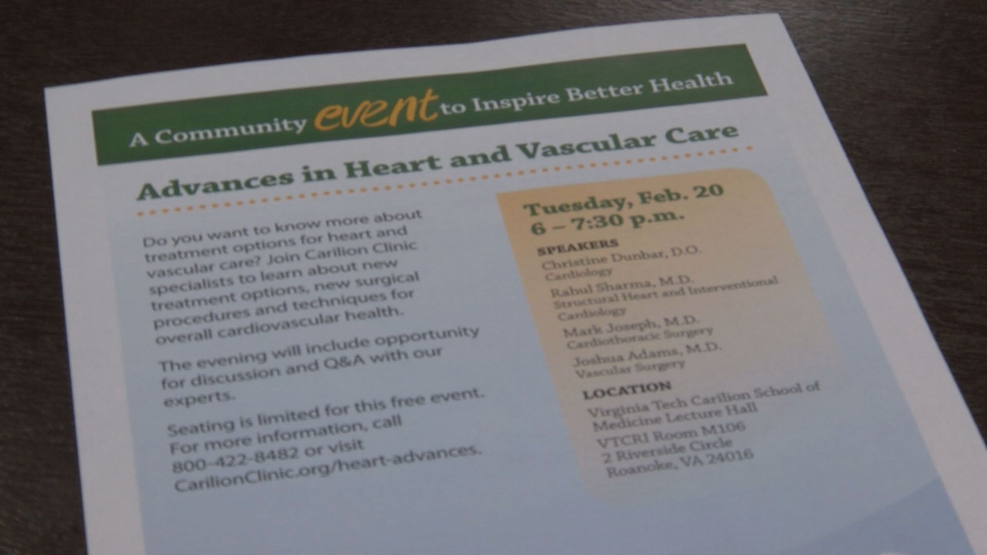 Carilion Doctors Raise Awareness About Heart Health